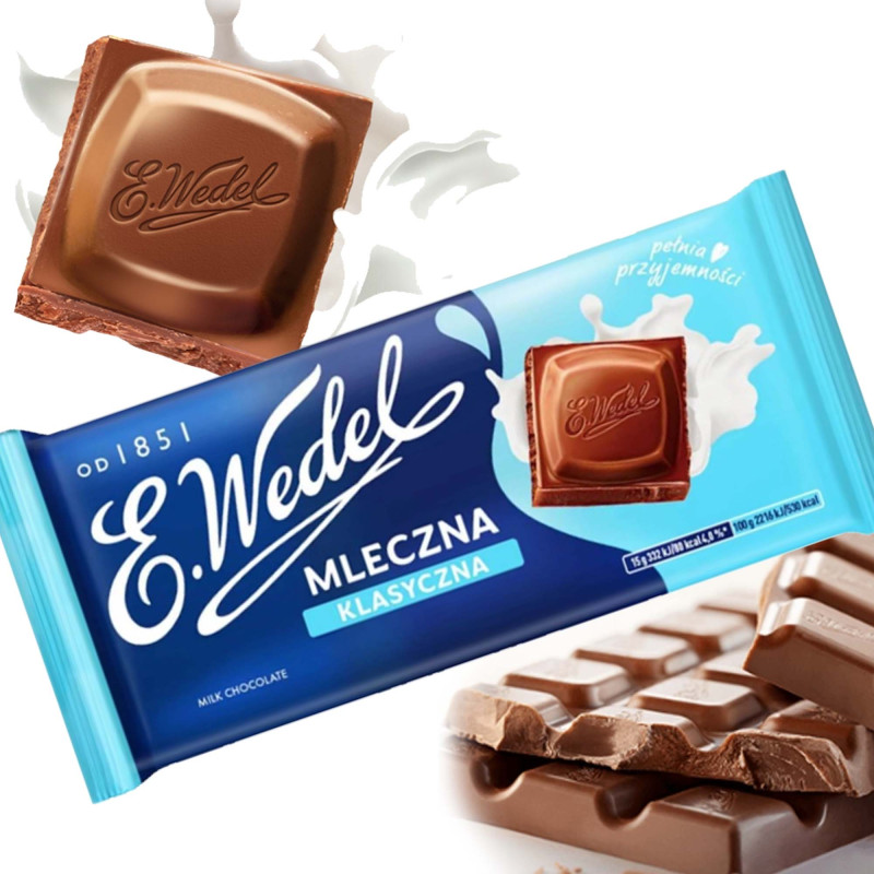 Wedel CZEKOLADA KLASYCZNA MLECZNA 90g