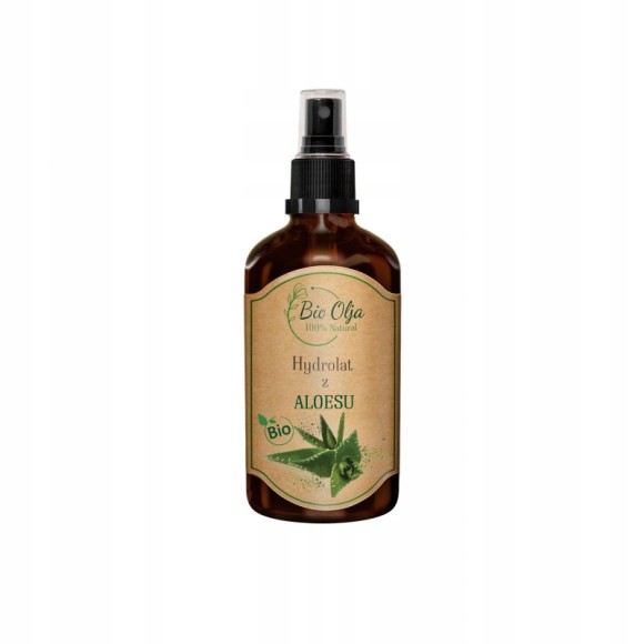 BioOlja BIO HYDROLAT Z ALOESU 100ml NATURALNA MGIEŁKA do
