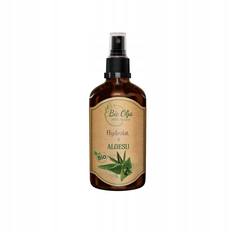 BioOlja BIO HYDROLAT Z ALOESU 100ml NATURALNA MGIEŁKA do