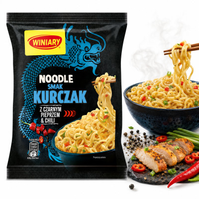 Winiary NOODLE smak KURCZAK Z CZARNYM PIEPRZEM & CHILLI 62g
