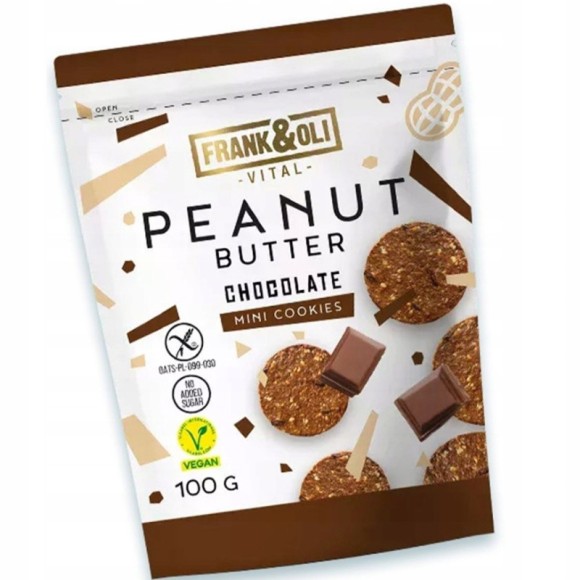 Frank&Oli MINI CIASTECZKA bez cukru glutenu krem ORZECHOWY