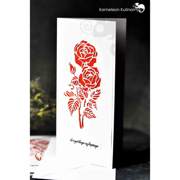 KARTKA OKOLICZNOŚCIOWA handmade RÓŻE najlepszego KARTKA OKOLICZNOŚCIOWA handmade RÓŻE najlepszego