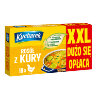 KUCHAREK ROSÓŁ Z KURY bulion do zup i sosów XXL 180G 18