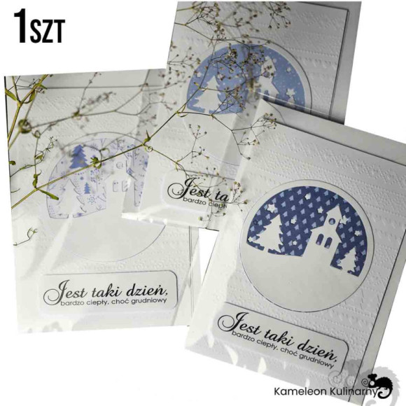 KARTKA OKOLICZNOŚCIOWA handmade WESOŁYCH ŚWIĄT 1sz KARTKA OKOLICZNOŚCIOWA handmade WESOŁYCH ŚWIĄT 1sz