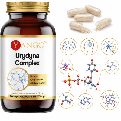 Yango URYDYNA COMPLEX wsparcie NERWY ŁAGODZENIE BÓLU RWA  60 kapsułek