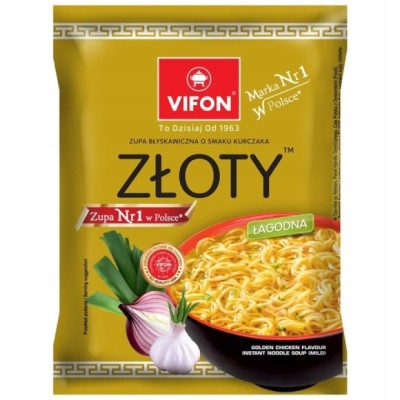 VIFON ZUPA BŁYSKAWICZNA zupka chińska - KURCZAK ZŁOTY 70g