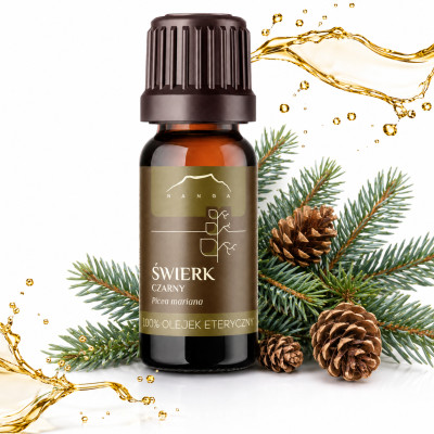 NANGA NATURALNY OLEJEK ETERYCZNY ŚWIERK CZARNY ze świerku 10ml
