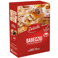 Delecta BABECZKI Z PŁATKAMI CZEKOLADY na 12 sztuk 280g