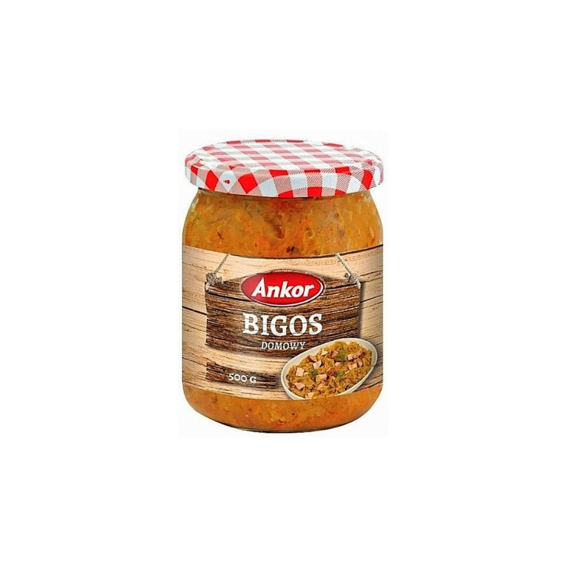 Ankor BIGOS DOMOWY gotowe danie mięsne GOTOWE DO PODGRZANIA 500g SŁOIK