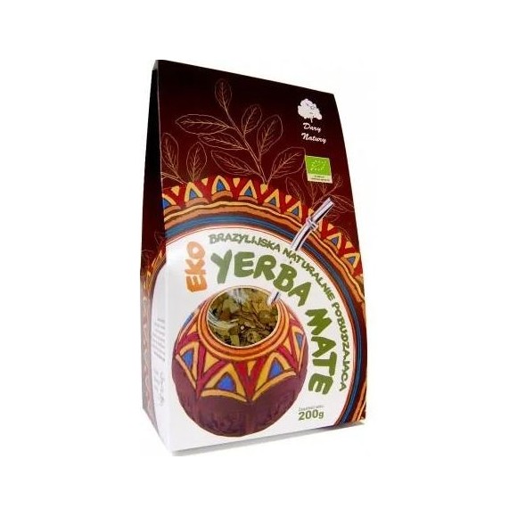 YERBA MATE brazylijska herbata eko POBUDZAJĄCA 200g 0,2KG