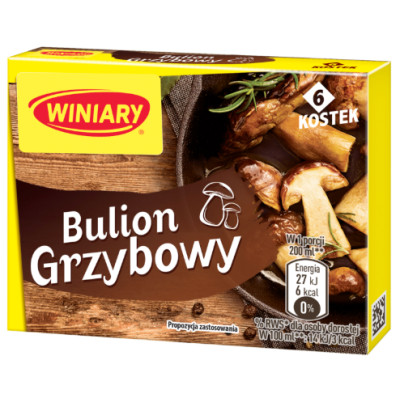 Winiary BULION Z GRZYBAMI LEŚNYMI 60G 6 KOSTEK