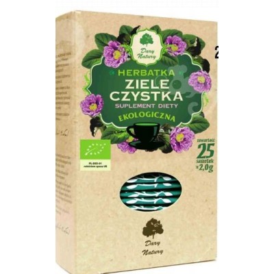 Dary Natury CZYSTEK ziele CZYSTKA RÓŻA SKALNA EKO 50g