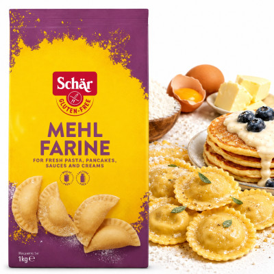 SCHAR MEHL FARINE MĄKA UNIWERSALNA BEZGLUTENOWA do makaronu naleśników 1KG