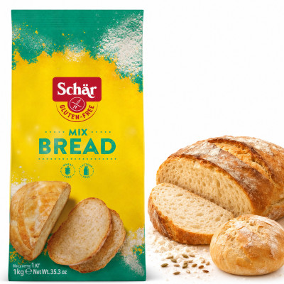 SCHAR MĄKA MIX B Bread DO WYPIEKU CHLEBA BEZGLUTENOWA 1KG