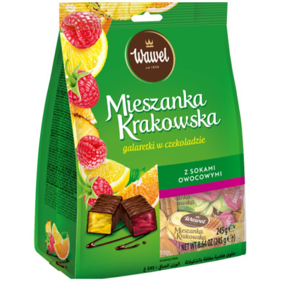 Wawel MIESZANKA KRAKOWSKA galaretki w czekoladzie 245g