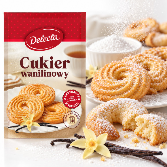 Delecta CUKIER WANILINOWY aromatyczny 15g