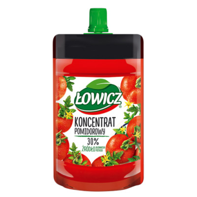 Łowicz KONCENTRAT POMIDOROWY 40G SASZETKA  KRÓTKA DATA