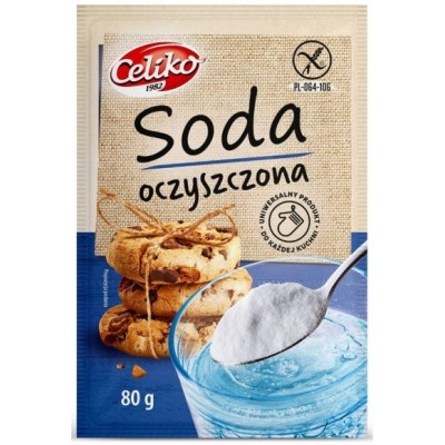 CELIKO SODA oczyszczona BEZGLUTENOWA 80g
