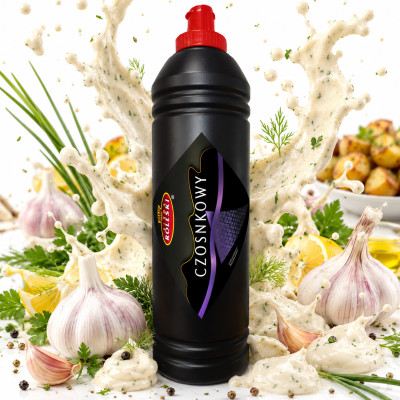 Roleski SOS CZOSNKOWY do pizzy kebaba grilla GASTRONOMICZNY 1L KETO