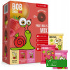 BOB SNAIL rollsy owocowe 420g zestaw 42szt MIX smaki BEZ CUKRU bezglutenu