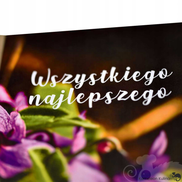 KARTKA OKOLICZNOŚCIOWA życzenia Wszystkiego najlepszego +koperta EKO FIOŁKI KARTKA OKOLICZNOŚCIOWA życzenia Wszystkiego najlepszego +koperta EKO FIOŁKI