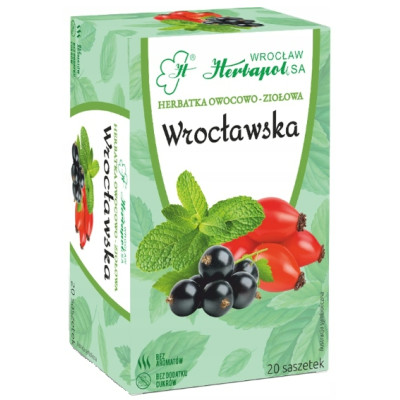 Herbapol WROCŁAWSKA herbata owocowo ziołowa 20szt x 3g