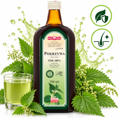 Polska Róża SYROP Z POKRZYWY 500ml