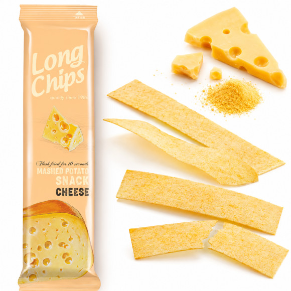 Long Chips CHIPSY SER SEROWE EXTRA DŁUGIE krucha przekąska 75G