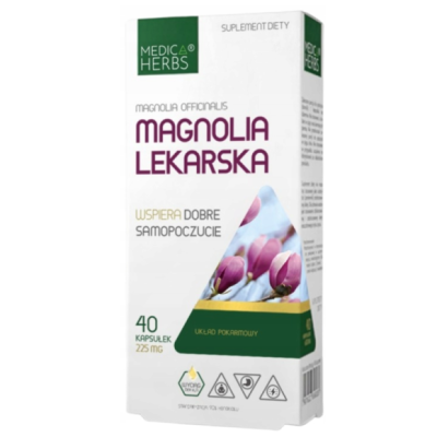 Medica Herbs MAGNOLIA LEKARSKA wsparcie MENOPAUZA KORTYZOL