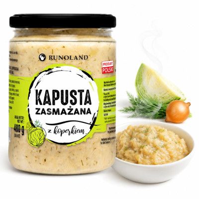 Runoland KAPUSTA ZASMAŻANA z KOPERKIEM 480G