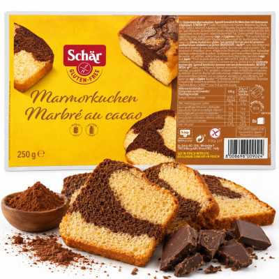 Schar MARMORKUCHEN CIASTO KAKAOWE BEZGLUTENOWE Marmorkuchen 250G