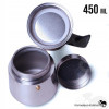KAWIARKA EKSPRES DO KAWY KAFETERKA stalowa srebrna 450 ml 2-3 kawy KM0662 KAWIARKA EKSPRES DO KAWY KAFETERKA stalowa srebrna 450 ml 2-3 kawy KM0662