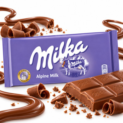 Milka CZEKOLADA MLECZNA ALPINE MILK 90G