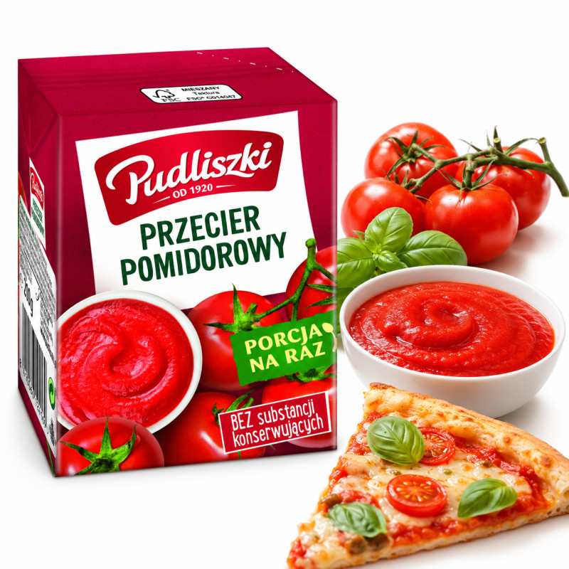 Pudliszki PRZECIER POMIDOROWY kartonik 210g