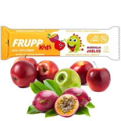 CELIKO FRUPP BATON bez cukru bez glutenu JABŁKO MARAKUJA 9g