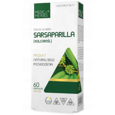 Medica Herbs SARSAPARILLA wsparcie ODPORNOŚĆ STANY ZAPALNE