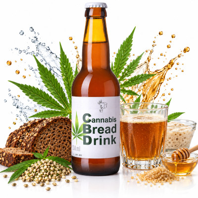 Eko-Natura KWAS CHLEBOWY EKOLOGICZNY Z KONOPIĄ bread cannabis drink 330ml