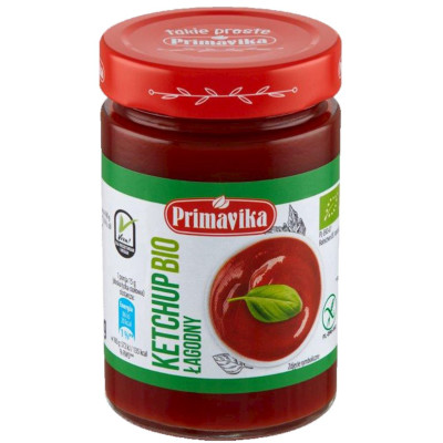 Primavika KETCHUP ŁAGODNY BEZ CUKRU 315G  BIO