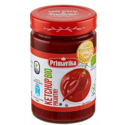 Primavika KETCHUP PIKANTNY  BEZ CUKRU 315G  BIO