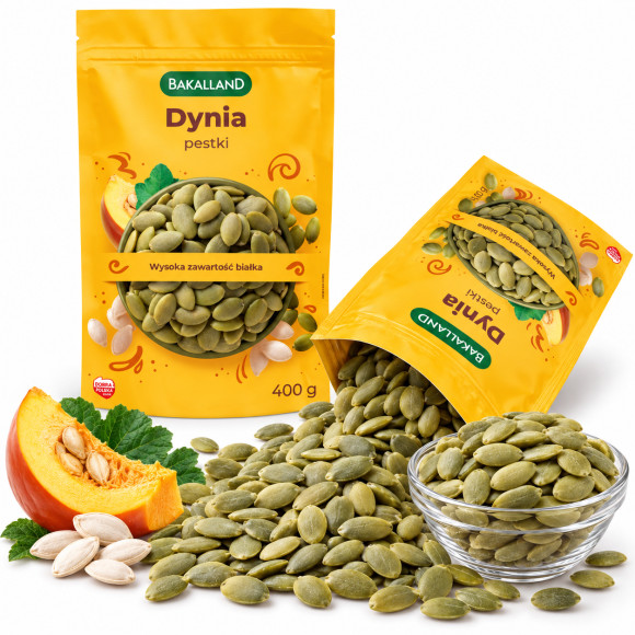 Bakalland PESTKI DYNII ŁUSKANE 400G