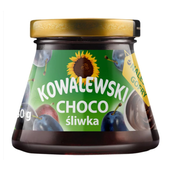 Kowalewski CHOCO ŚLIWKA POWIDŁA ŚLIWKOWE Z KAKAO 180G