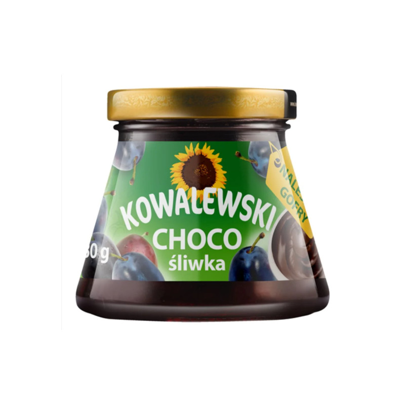 Kowalewski CHOCO ŚLIWKA POWIDŁA ŚLIWKOWE Z KAKAO 180G