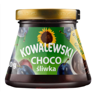 Kowalewski CHOCO ŚLIWKA POWIDŁA ŚLIWKOWE Z KAKAO 180G