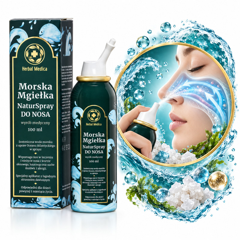 Herbal Monasterium SINUGRIP SREBRO KOLOIDALNE NATURSPRAY DO NOSA 30ML