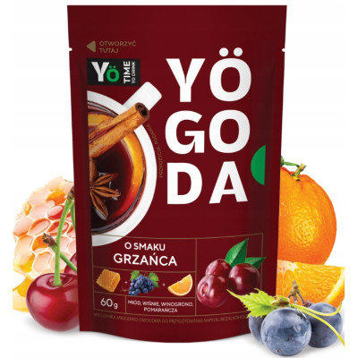 Yogoda MIESZANKA MIODOWO OWOCOWA Z WIŚNIĄ a la grzaniec bezalkoholowy 60g