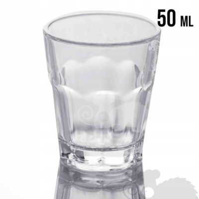 KIELISZEK Z POLIWĘGLANU nietłukący SHOT 50ml 50 ml