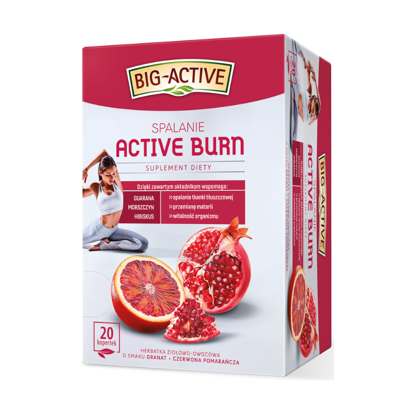 BIG-ACTIVE herbata funkcjonalna ACTIVE BURN SPALANIE 20 kopertek
