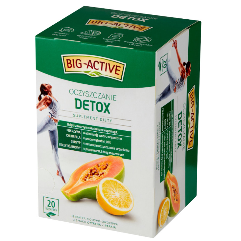 BIG-ACTIVE herbata funkcjonalna DETOKS OCZYSZCZANIE 20 kopertek
