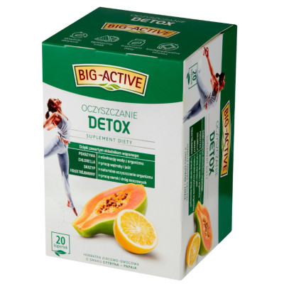 BIG-ACTIVE herbata funkcjonalna DETOKS OCZYSZCZANIE 20 kopertek