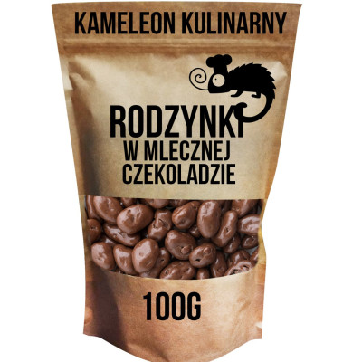 Kameleon Kulinarny RODZYNKI w MLECZNEJ CZEKOLADZIE 100g